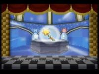 une photo d'Ã©cran de Paper Mario sur Nintendo 64